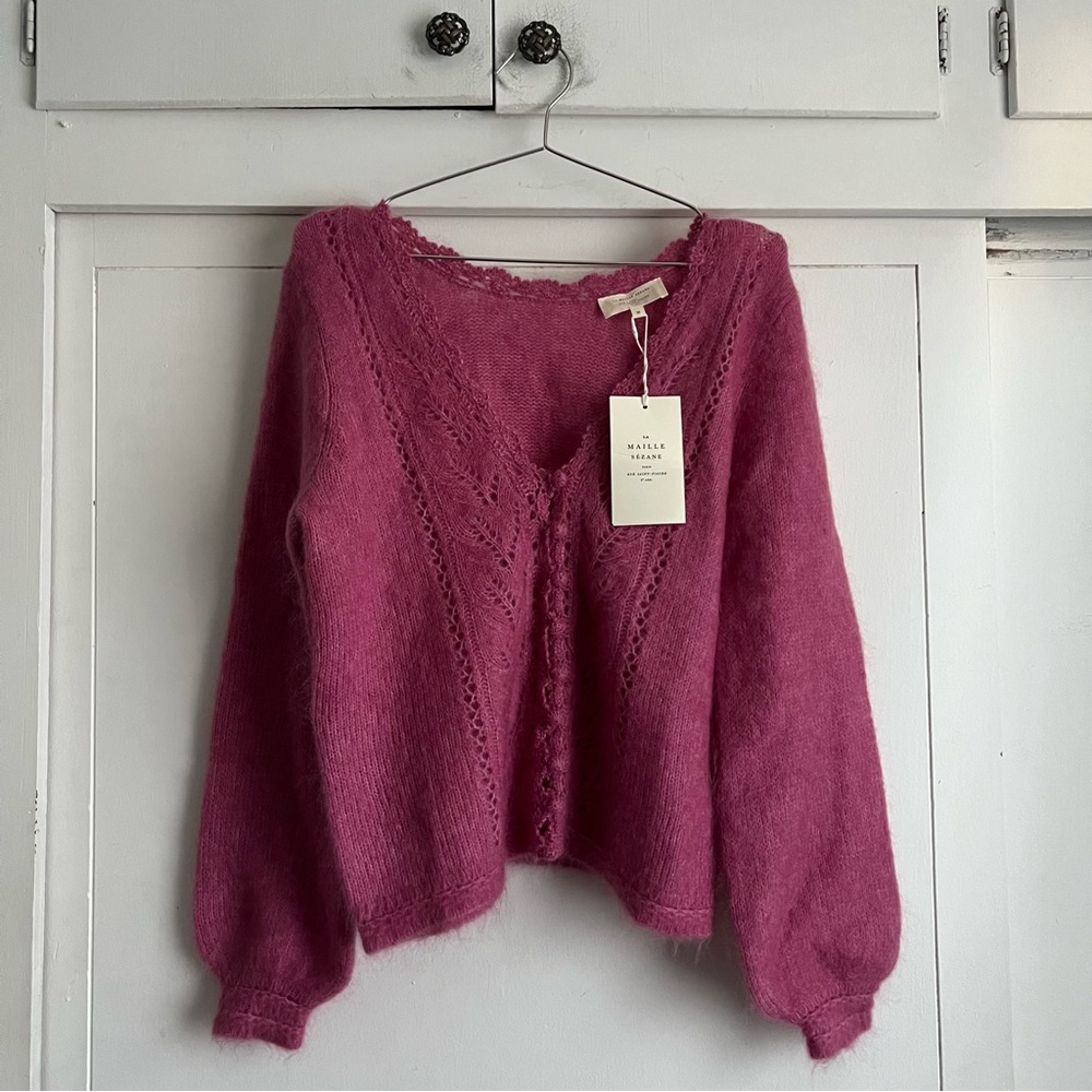 Sezane Angelo Cardigan - Peony